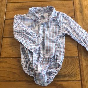 Janie and Jack collared onesie